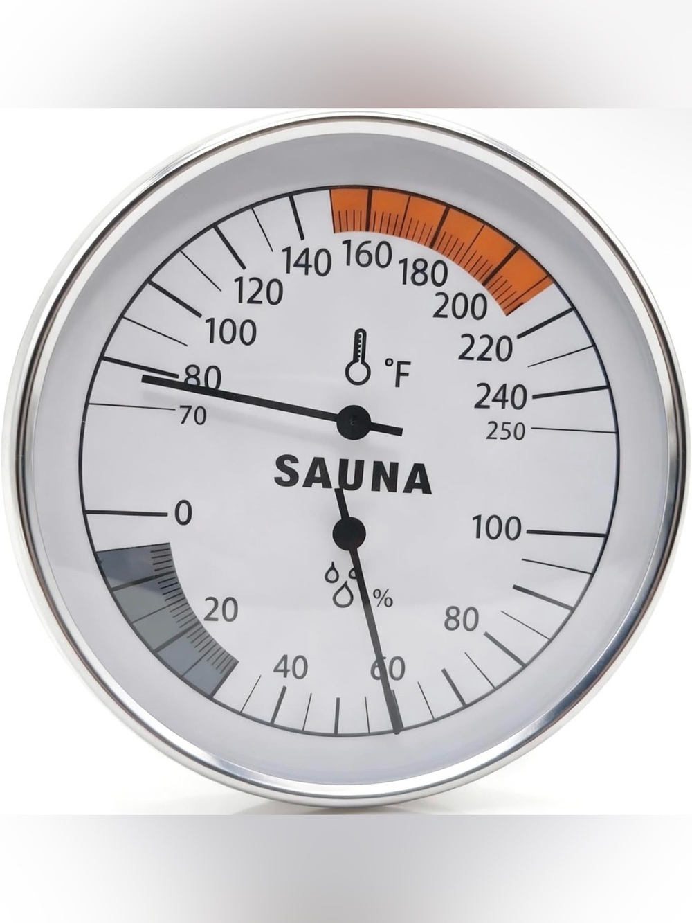 Sauna Thermometer and Hygrometer, Temperature & Humidity Gauge